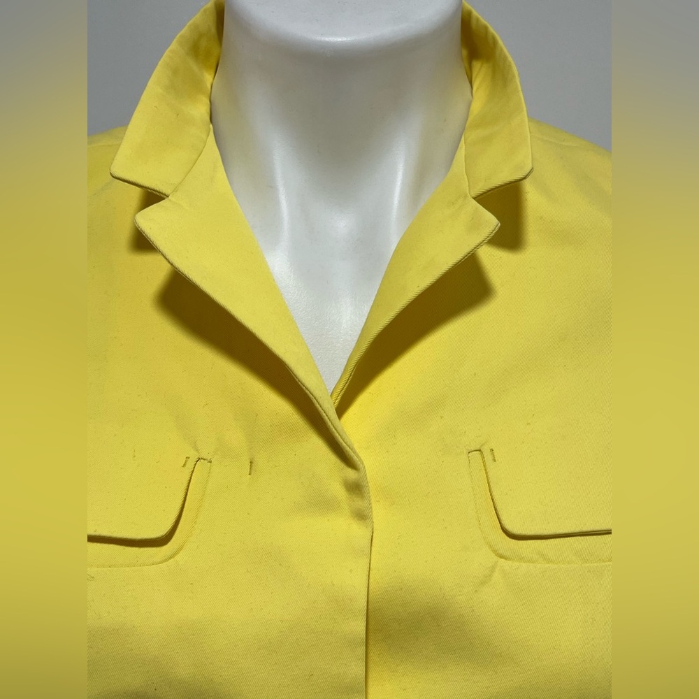 Elegant Yellow Women's Blazer SZ 36 IT - Picture 7 of 9